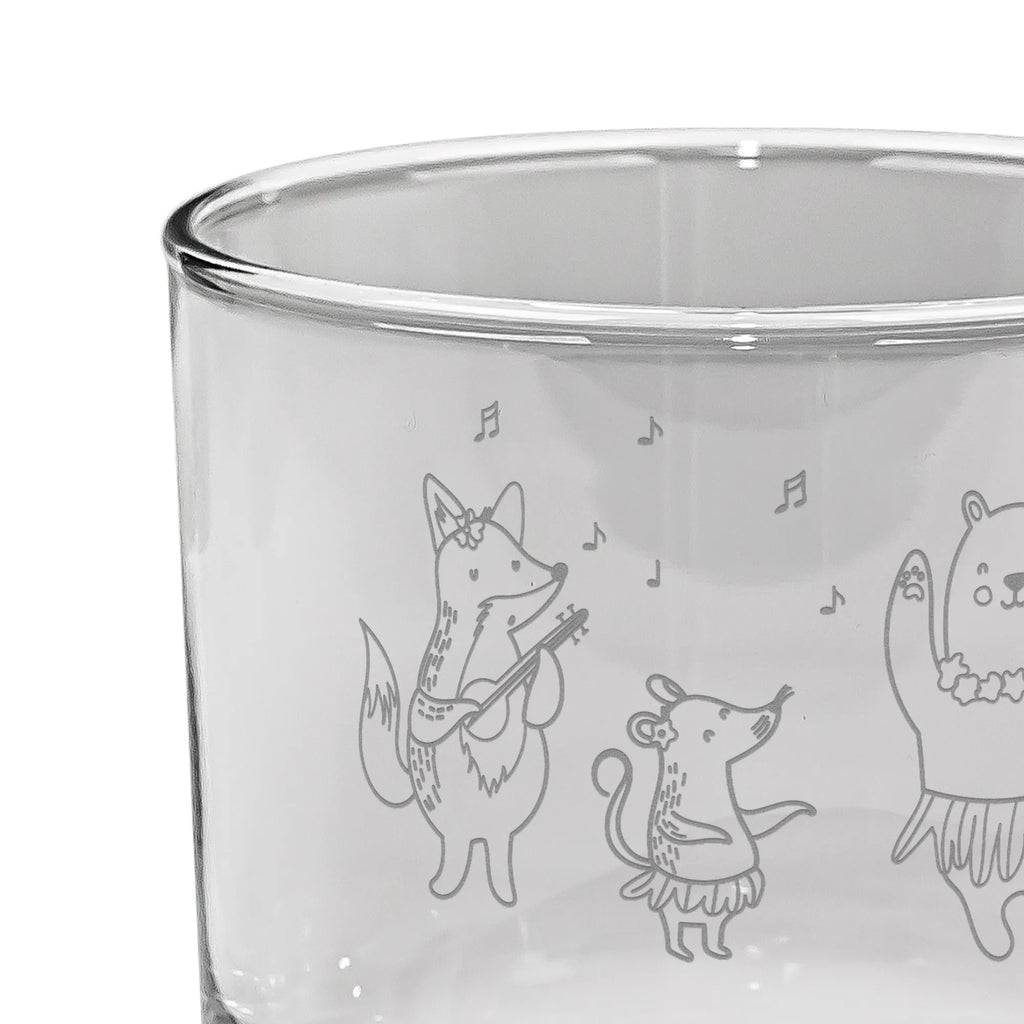 Personalized Whiskey Glass forest animals Aloha small animals, cute, funny, cute animal motives, hand drawn, small world, funny sayings, good mood, happy, gifts, gift ideas, special gifts, animal lover, card, hedgehog, laughter, life, dancing, rabbit, aloha, forest animals, bear, music, forest