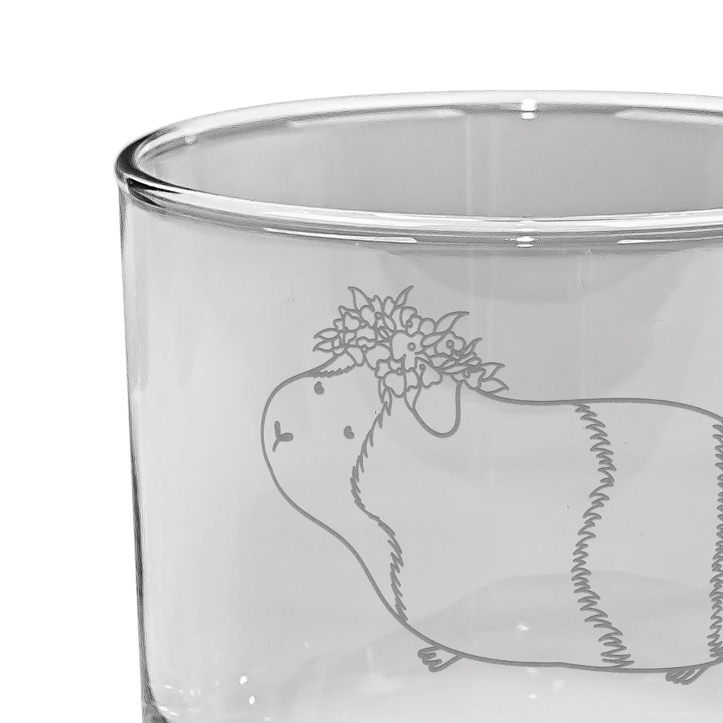 Spersonalizowana szklanka do whisky świnka morska mądrość Motywy zwierzęce, dobra energia, zabawne powiedzonka, zwierzęta