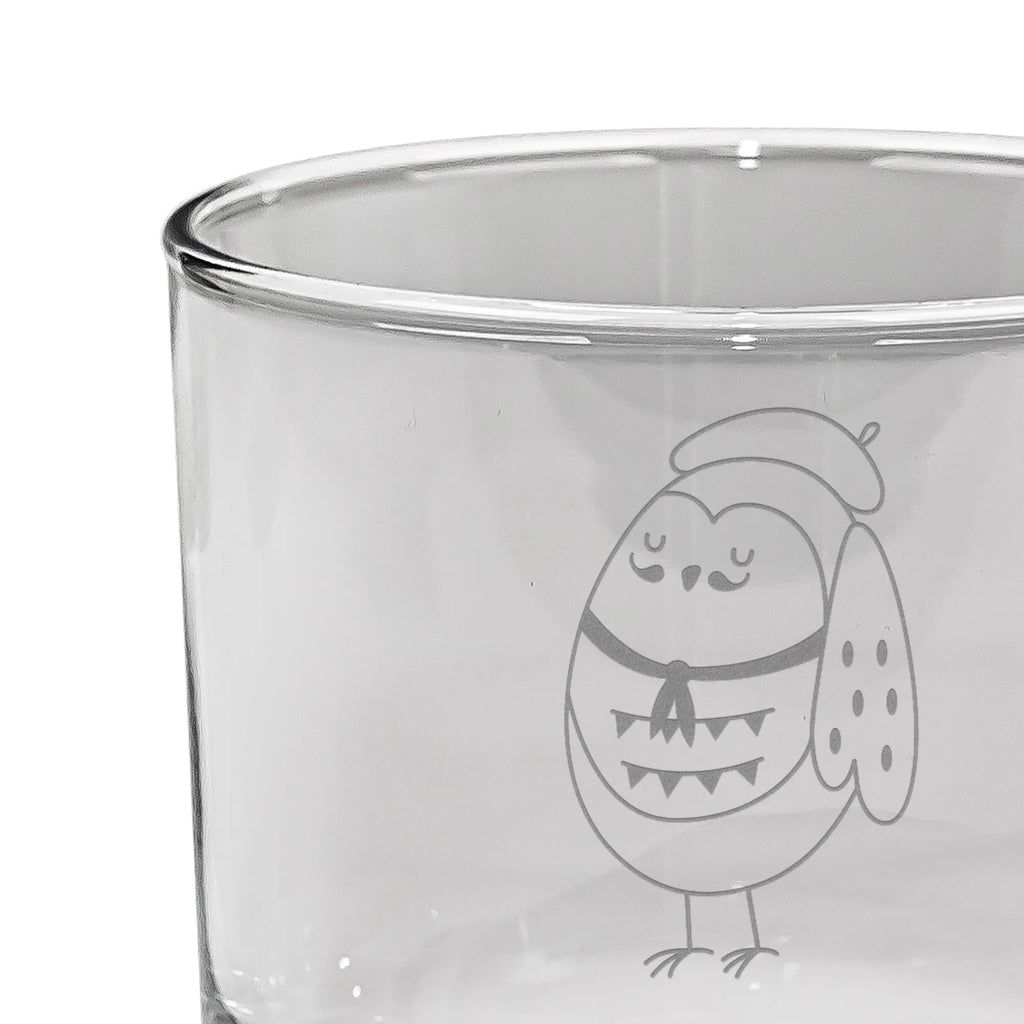 Personalisiertes Whiskey Glas Eule Frankreich Whiskey Glas mit Gravur, Whiskeyglas mit Spruch, Whiskey Glas mit Sprüchen, Whiskey Glas, Whiskeylgas, Eule, Eule Deko, Spruch schön, Spruch Französisch, das Leben ist schön, La vie est belle, Frankreich, hibou, Eulen, Owl
