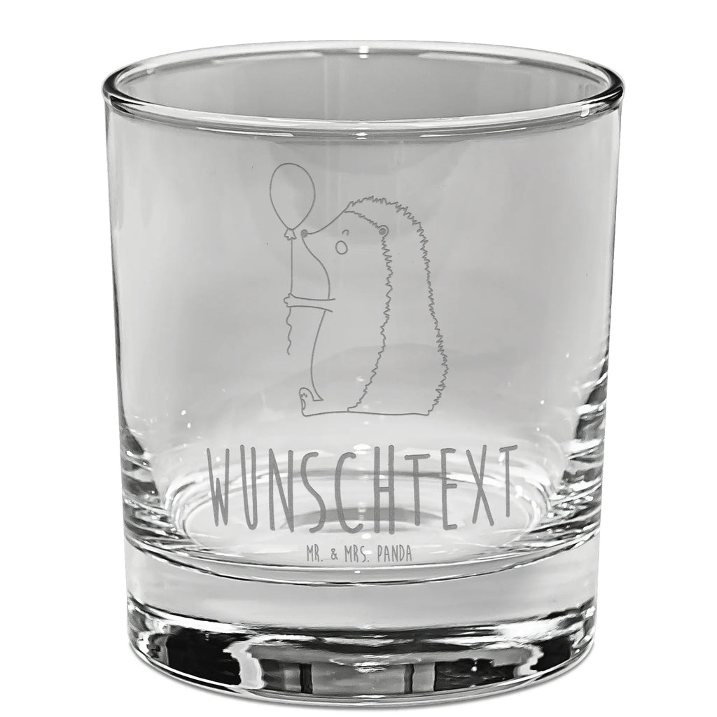 Personalized Whiskey Glass Hedgehog balloon small animals, cute, funny, cute animal motives, hand drawn, small world, funny sayings, good mood, happy, gifts, gift ideas, special gifts, animal lover, card, Birthday Child, Balloon, Happy Birthday, Birthday, hedgehog