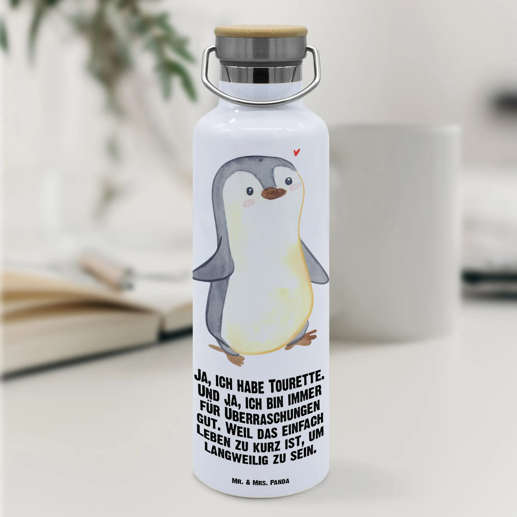 Drinks bottle Penguin Tourette Trinkflasche Aus Edelstahl, metall trinkflasche, thermos trinkflasche, thermobottle, Trinkgefäß, Vakuumflasche, isolier trinkflasche, getränkebehälter, metallflasche, Edelstahl Trinkflasche, Isolierte Trinkflasche, Trinkbehälter, Wasserflasche, Thermo-Trinkflasche, Thermoflasche, Edelstahlflasche, Getränkeflasche, große wasserflasche, große trinkflasche, große thermosflasche, wasser trinkflasche, Thermosflasche, Trinkflasche, Isolierflasche, Tics, Tourette Syndrom, Ticstörung, Neuro-psychiatrische Erkrankung, Tourette