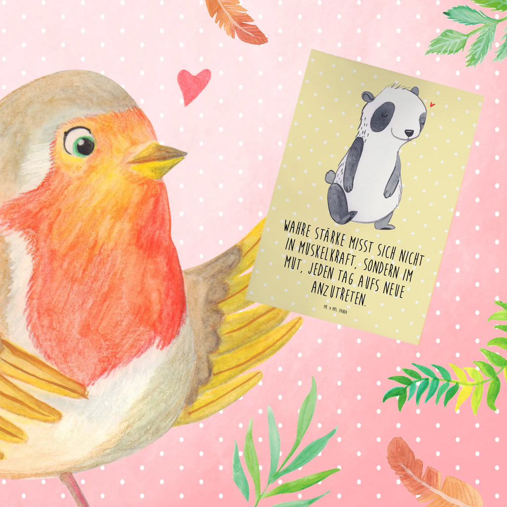 Grußkarte Panda Muskelatrophie Hochzeitskarte, Grußkarte, Klappkarte, Glückwunschkarte, Ansichtskarten, Karte, Einladungskarte, Geburtstagskarte, Muskelatrophie, Atrophie, SMA, Panda, Muskelschwund, Spinale Muskelatrohie