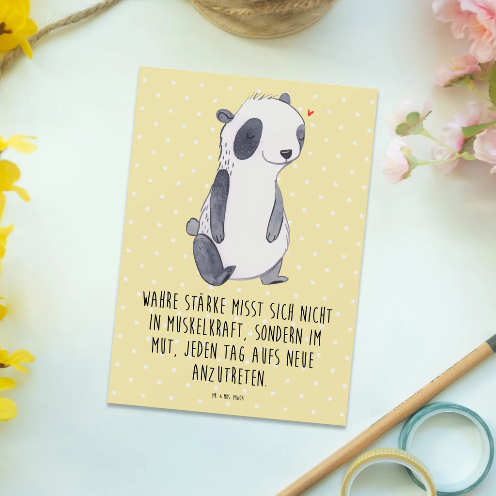 Postcard Panda muscle atrophy card, invitation card, paper, gift, postcards, letter, gift card, Postcard, invitation