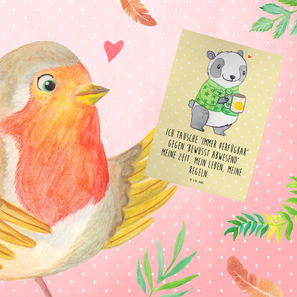 Kartka okolicznościowa Panda Wypalenie zawodowe Hochzeitskarte, Karte, Einladungskarte, Ansichtskarten, Glückwunschkarte, Grußkarte, Geburtstagskarte, Klappkarte, Erschöpfung, Panda, Überlastung, Burnout