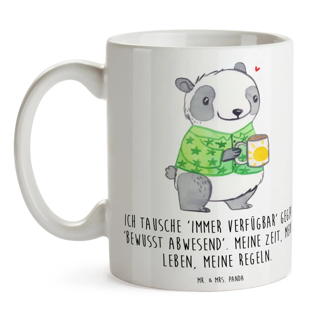 Kubek Panda Wypalenie zawodowe Porzellantasse, Kaffeetasse, Teetasse, Keramiktasse, Tasse, Tasse mit Motiven, Bürotasse, Geschenktasse, Tasse mit Zitaten, Burnout, Erschöpfung, Überlastung, Panda