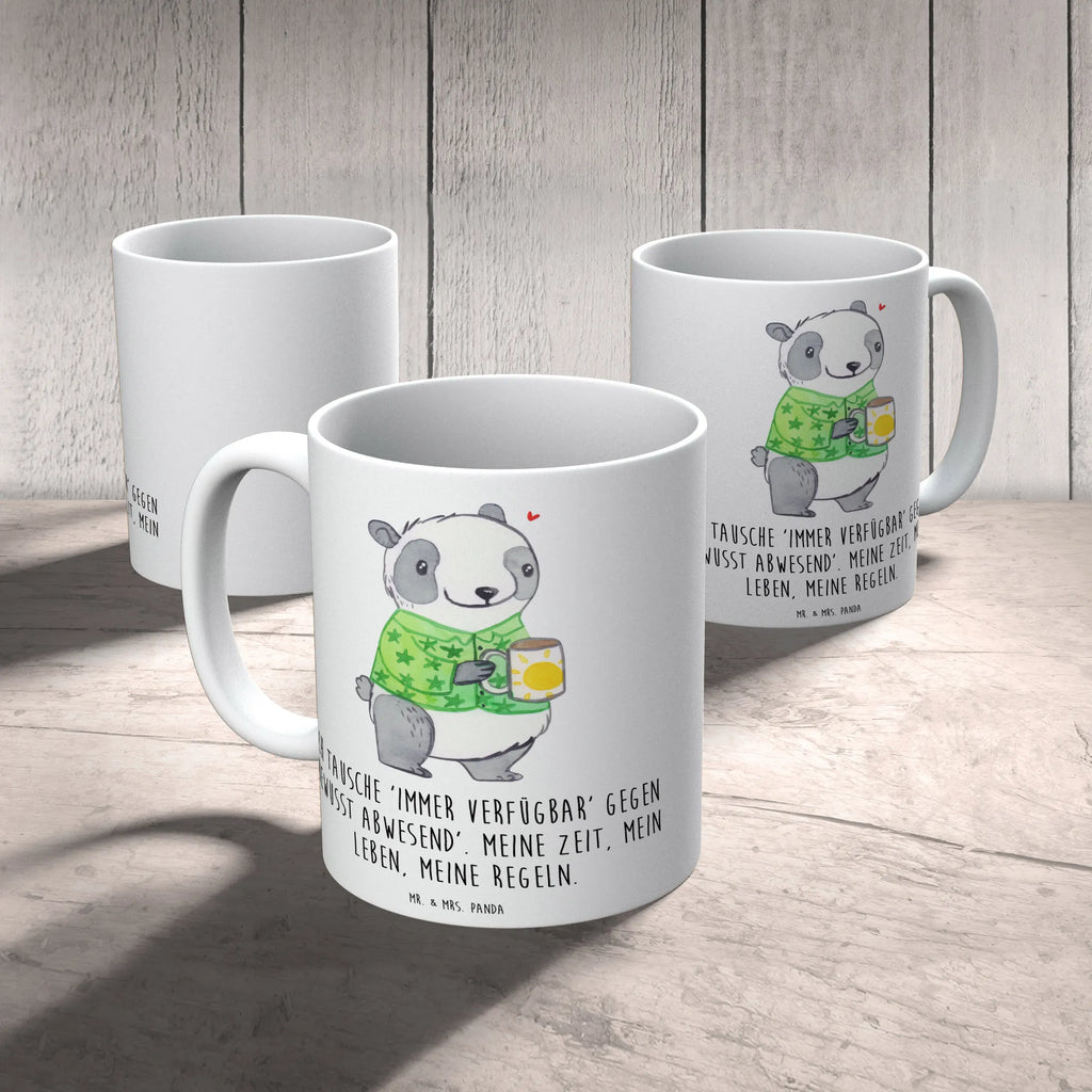 Kubek Panda Wypalenie zawodowe Porzellantasse, Kaffeetasse, Teetasse, Keramiktasse, Tasse, Tasse mit Motiven, Bürotasse, Geschenktasse, Tasse mit Zitaten, Burnout, Erschöpfung, Überlastung, Panda