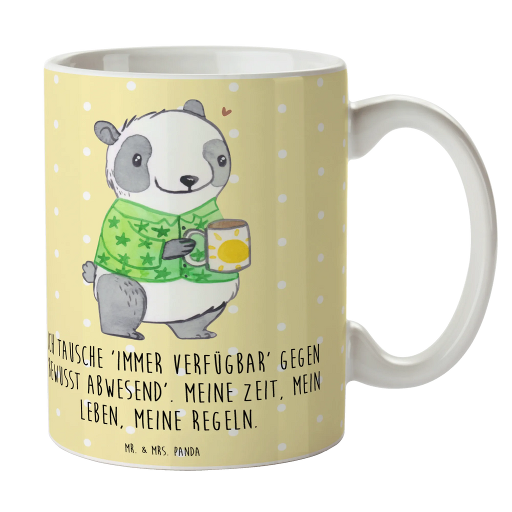 Kubek Panda Wypalenie zawodowe Porzellantasse, Kaffeetasse, Teetasse, Keramiktasse, Tasse, Tasse mit Motiven, Bürotasse, Geschenktasse, Tasse mit Zitaten, Burnout, Erschöpfung, Überlastung, Panda