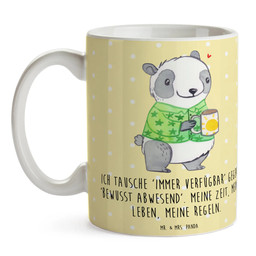 Kubek Panda Wypalenie zawodowe Porzellantasse, Kaffeetasse, Teetasse, Keramiktasse, Tasse, Tasse mit Motiven, Bürotasse, Geschenktasse, Tasse mit Zitaten, Burnout, Erschöpfung, Überlastung, Panda