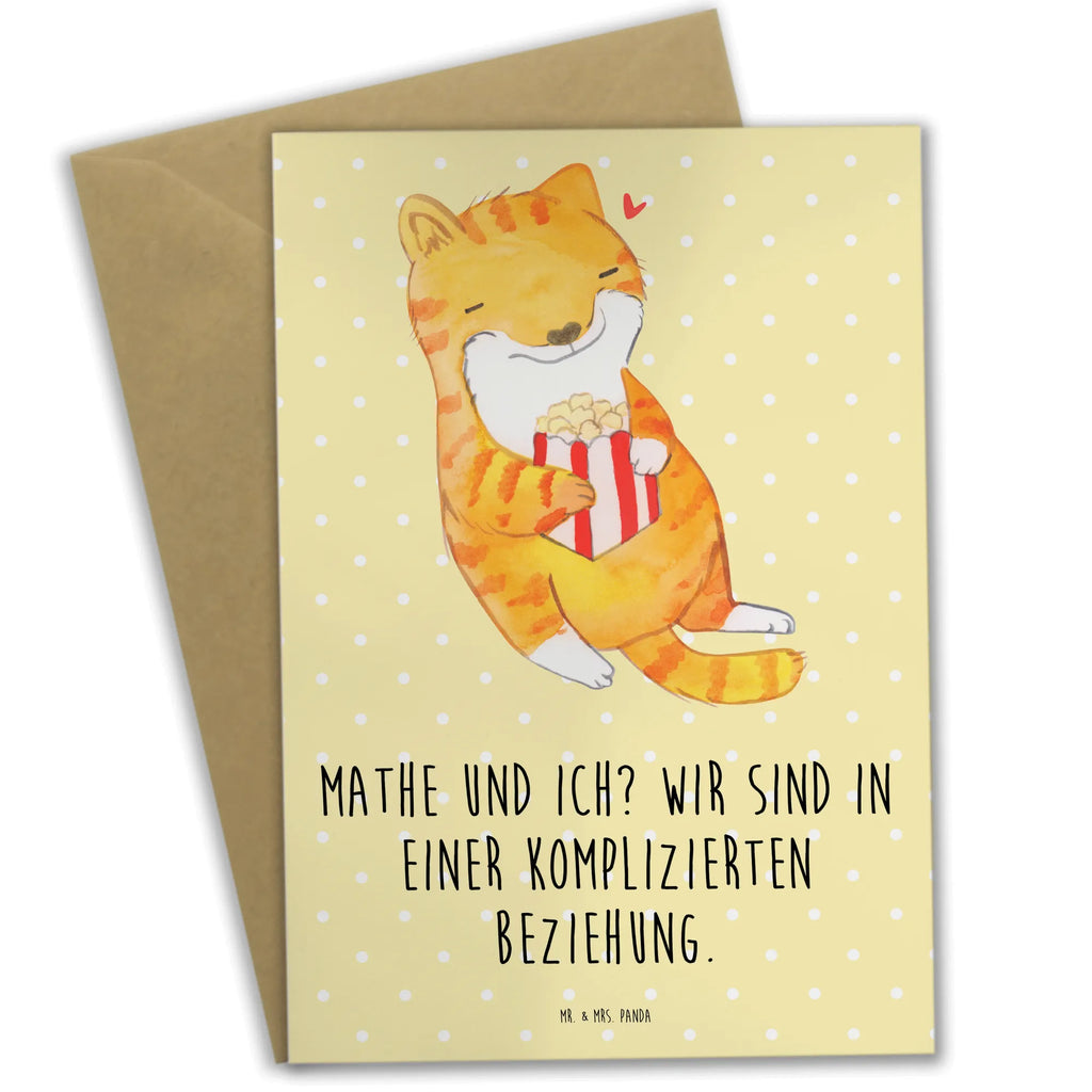 Kartka okolicznościowa Kot dyskalkulia Karte, Klappkarte, Einladungskarte, Ansichtskarten, Hochzeitskarte, Geburtstagskarte, Glückwunschkarte, Grußkarte, Katze, Rechenstörung, Rechenschwäche, Dyskalkulie