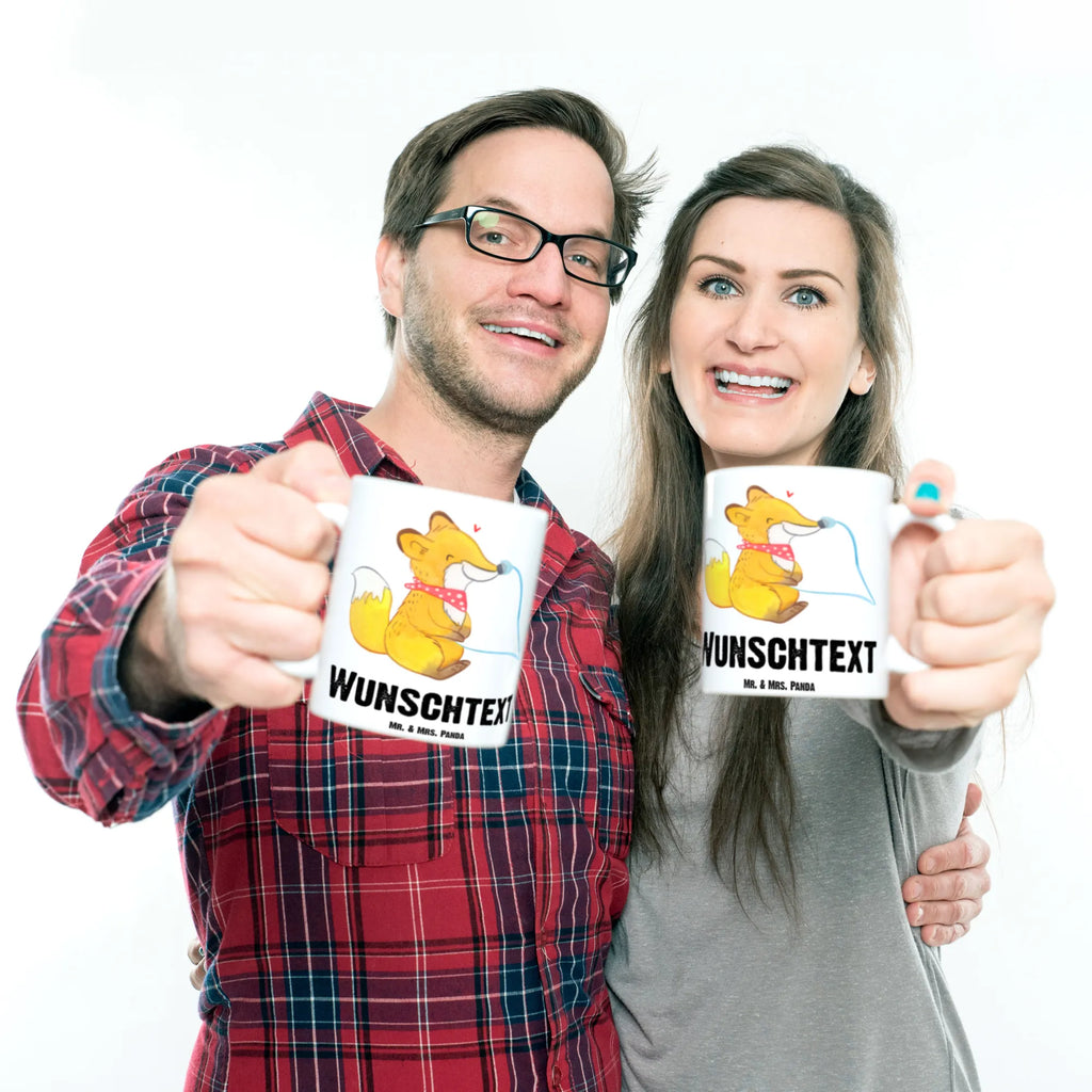 Personalisierte Tasse Fuchs Magensonde Tasse mit Namen, Wunschname, Namen, Personalisierte Tasse, Personalisiert, Drucken, Tasse, Namenstasse, Fuchs, Schluckstörungen, Magensonde
