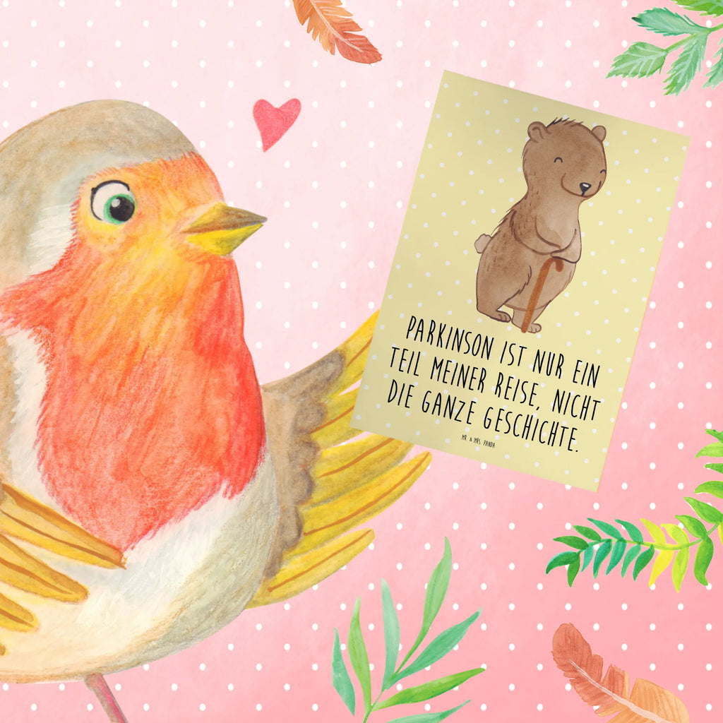 Kartka okolicznościowa niedźwiedź choroba Parkinsona Hochzeitskarte, Geburtstagskarte, Grußkarte, Karte, Einladungskarte, Ansichtskarten, Glückwunschkarte, Klappkarte, neurodegenerative Erkrankung, Bär, Morbus Parkinson, Parkinson