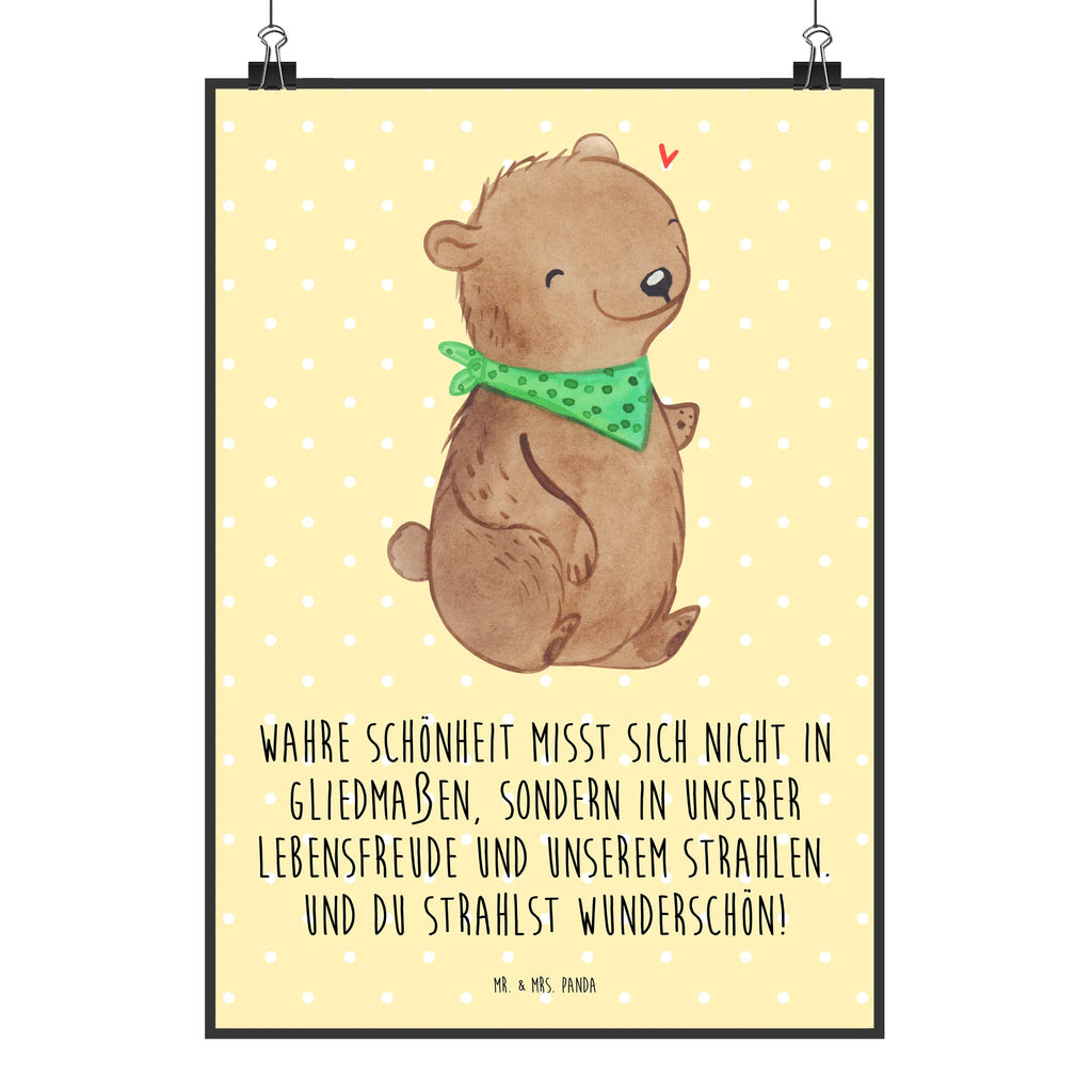 Poster Bear Dysmelia Designposter, Bild, Handgemaltes Poster, Raumdekoration, Kunstdruck, Wanddekoration, Wanddeko, Wandposter, Poster, Wanddeko Bild, Mr. & Mrs. Panda Poster, Kinderposter, Posterdruck, Küchenposter, Bär, Dysmelie