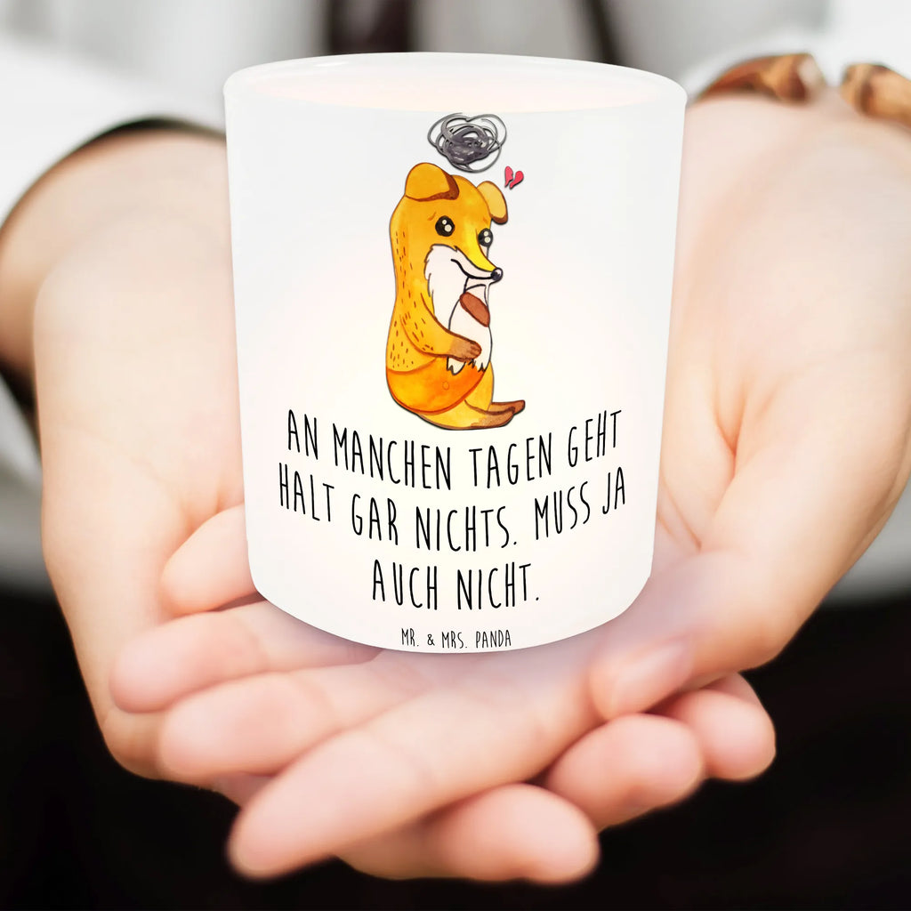 Lantern Fox Depression Wind light, tealight holder, glass tealight