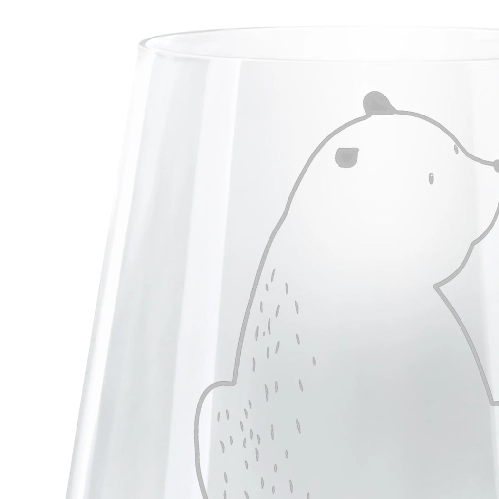 Szklanka koktajlowa niedźwiedź spojrzenie przez ramię Niedźwiedź, Miś, Pluszowy miś