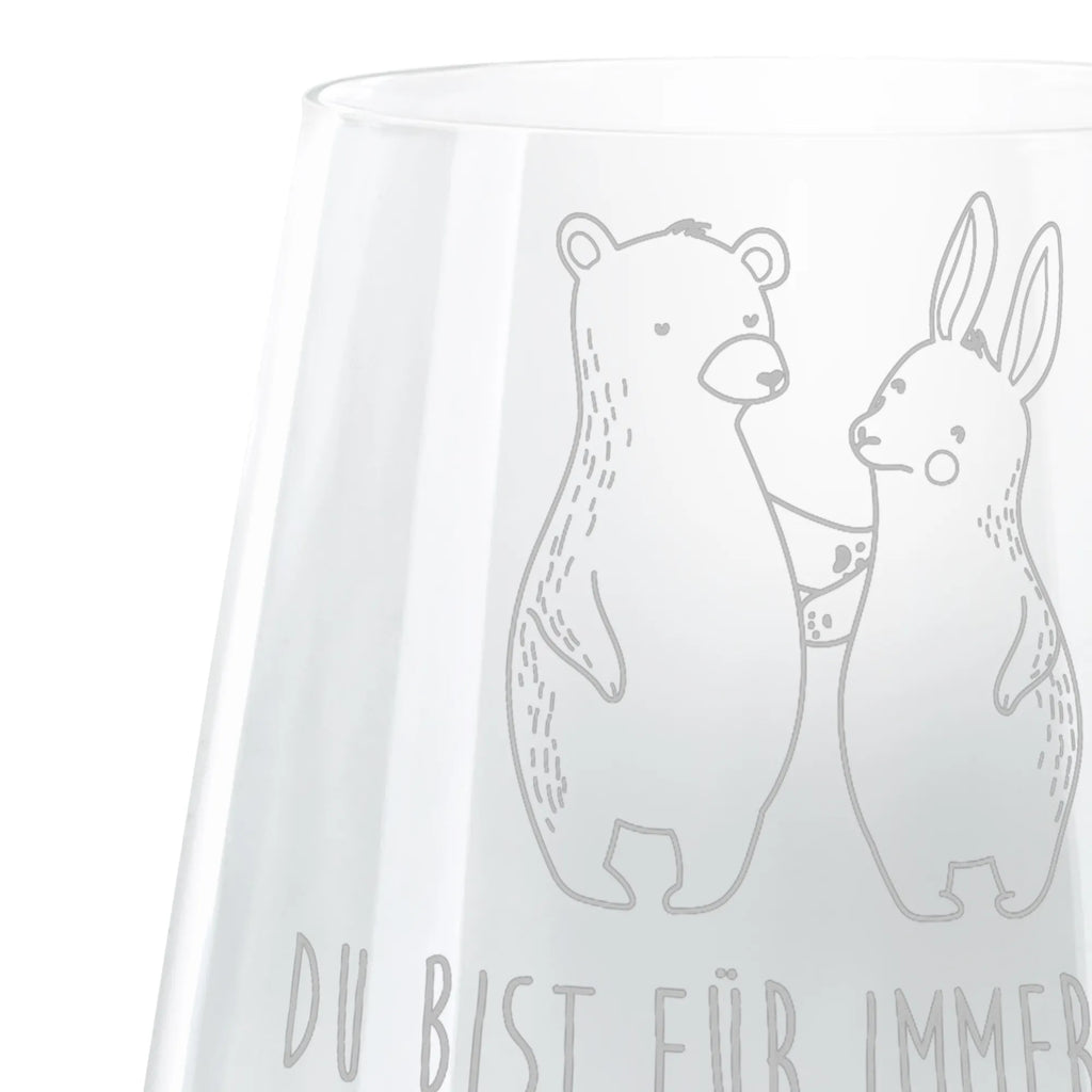 Szklanka koktajlowa Niedźwiedź i królik Przytulać Miłość, partner, przyjaciel, przyjaciółka, mąż, żona, wesele, zaręczyny, prośba o rękę, prezent miłosny, rocznica, dzień ślubu