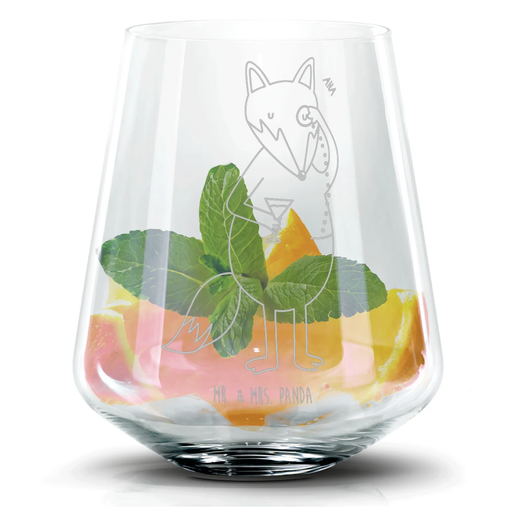 Cocktail Glass Fox lord fox, foxes, forest wildlife, clever as a fox, animal lover, lovesickness gift, saying funny, motivation saying, problem solving, words of consolation