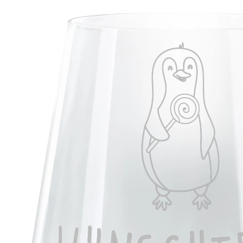 Personalizowany kieliszek koktajlowy pingwin lizak Pinguin