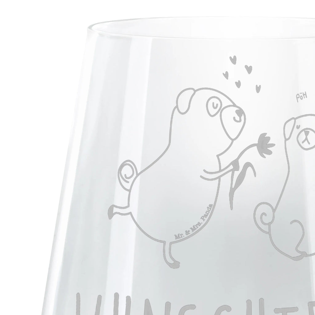 Personalizowany kieliszek koktajlowy mops Zakochani Pies, motyw psa, zwierzę domowe, rasa psa, miłośnik zwierząt, właściciel psa, powiedzenia