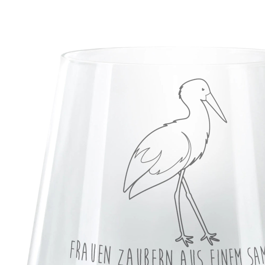 Engraved Wind Light Stork small animals, cute, funny, cute animal motives, hand drawn, small world, funny sayings, good mood, happy, gifts, gift ideas, special gifts, animal lover, card, baby, pregnancy, pregnant, baby bump, stork, mother, mothers, birth, becoming a mother