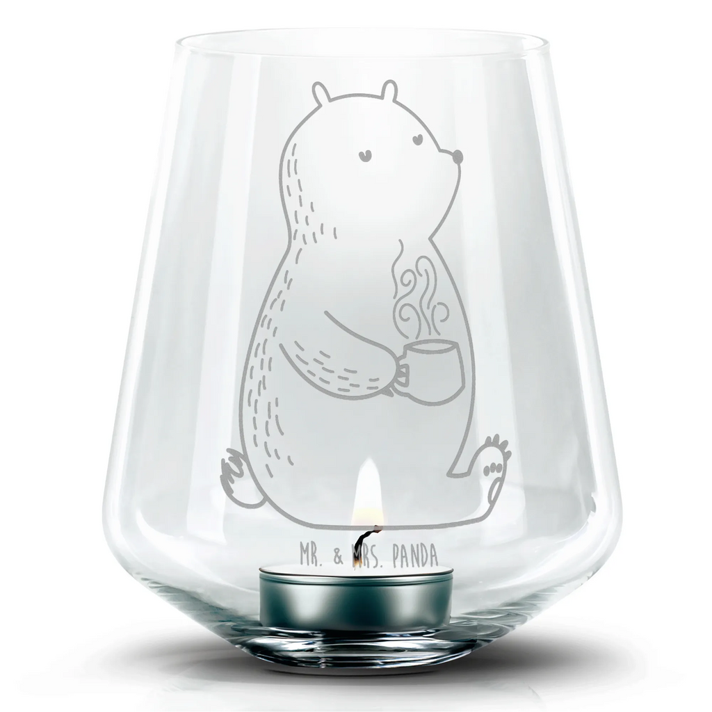 Engraved Wind Light bear Coffee bear, teddy, teddy bear, cuddly toy, save the world, coffee, bears, morning routine, conquer the world, motivation, good morning