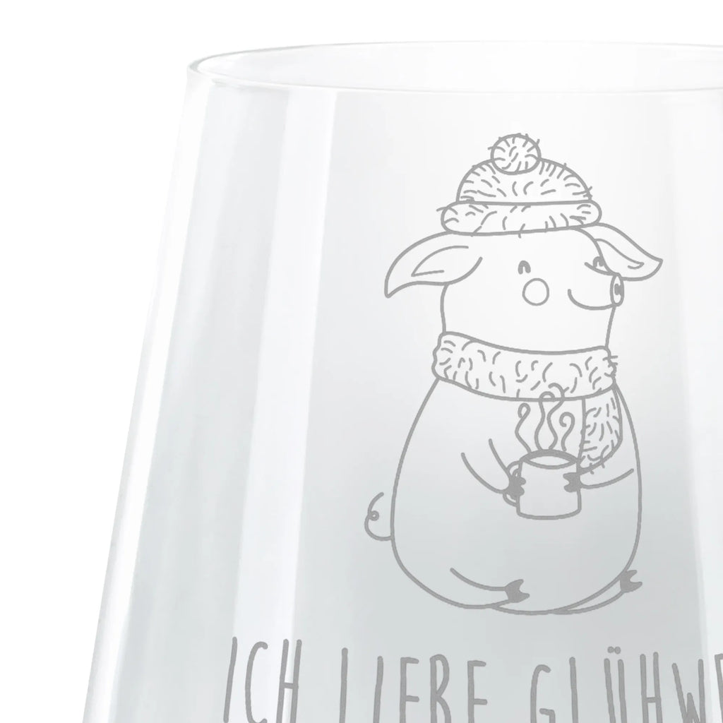 Engraved Wind Light Pig Mulled wine Winter, Christmas, Christmas time, snow, mulled pig, mulled wine, punch, Christmas market