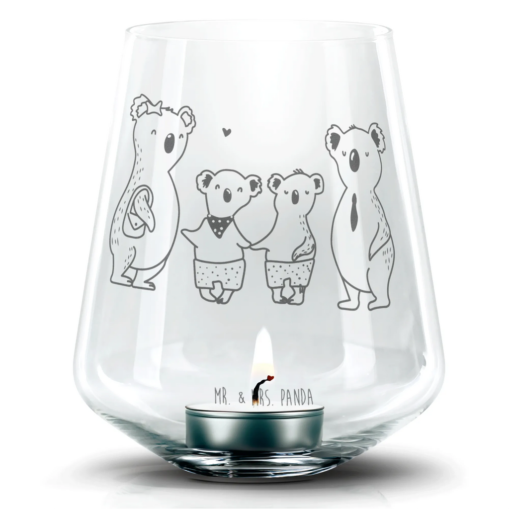 Gravur Teelicht Koala Familie zwei Teelicht, Windlicht aus Glas, Teelichthalter, Romatisches Windlicht, Gravur Windlicht, Familie, Vatertag, Muttertag, Bruder, Schwester, Mama, Papa, Oma, Opa, Lieblingsfamilie, Familienleben, beste Familie, Koalafamilie, Familienzeit, Koalabär, Koala