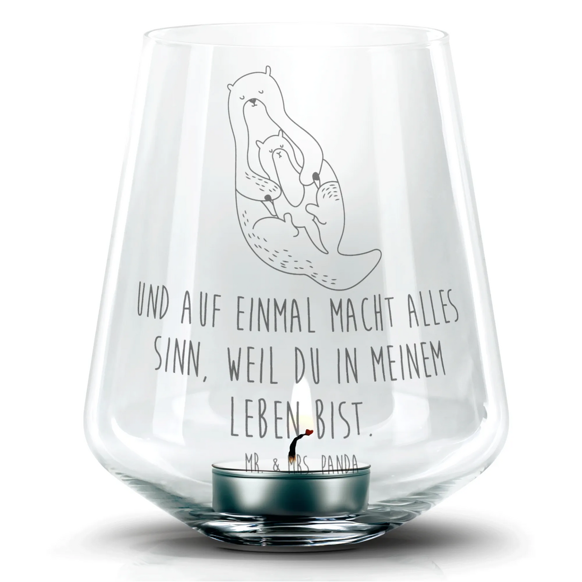 Engraved Wind Light otter child animal lover, marten, sea otter, European otter, water mammal, aquatic animal, baby otter, predator, water, otter gifts, gift ideas for animal lovers, animal, mammal, water animal, gifts for people in love, Otter Sea Otter Lake Otter