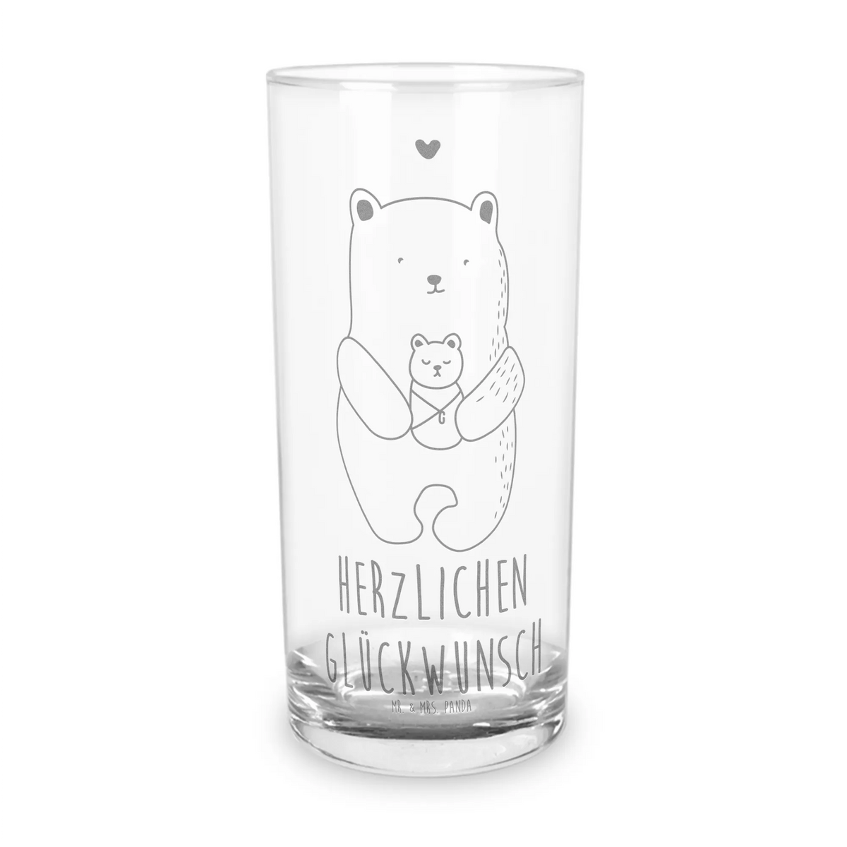 Water Glass bear infant bear, teddy, teddy bear, cuddly toy, nephew, baptism, baby, niece, birthday, grandchild, congratulations, baptized child, grandson, birth, parents, mother