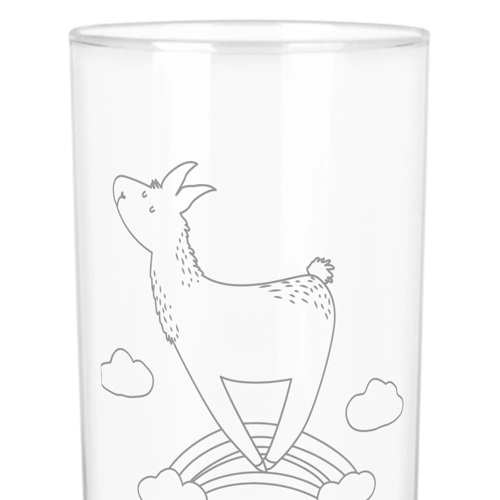 Szklanka na wodę lama tęcza Lama, Alpaka