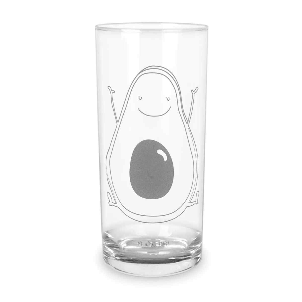 Wasserglas Avocado Glücklich Alltagsglas, Partyglas, getränkeglas, Cocktailglas, Wasserglas, Trinkglas, Wasserbecher, haushaltsglas, Geschenk Glas, küchenglas, Saftglas, Geschenkglas, Glasbecher, Tumbler, Glas, Panda Glas, Longdrinkglas, Trinkbecher Glas, tischglas, Vegan, Gesund, Avocado, Veggie, Chaos