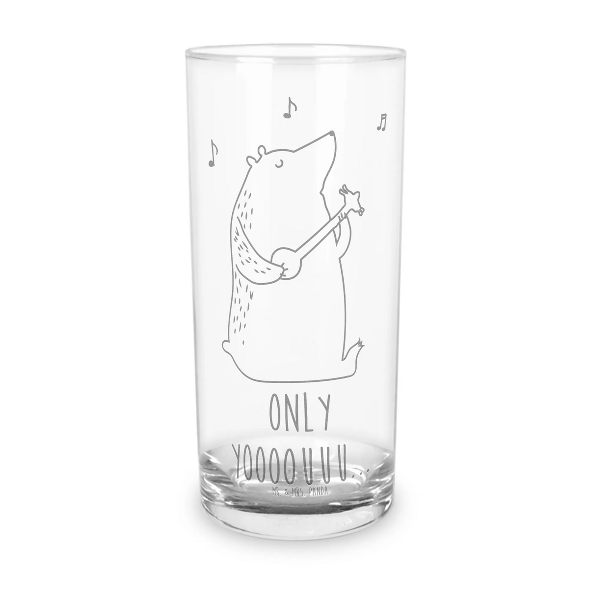 Wasserglas Bär Gitarre Cocktailglas, Trinkbecher Glas, Glas, Longdrinkglas, getränkeglas, Alltagsglas, tischglas, Trinkglas, Glasbecher, Saftglas, Wasserbecher, Geschenkglas, Geschenk Glas, Wasserglas, Tumbler, Panda Glas, haushaltsglas, Partyglas, küchenglas, Teddy, Bär, Teddybär
