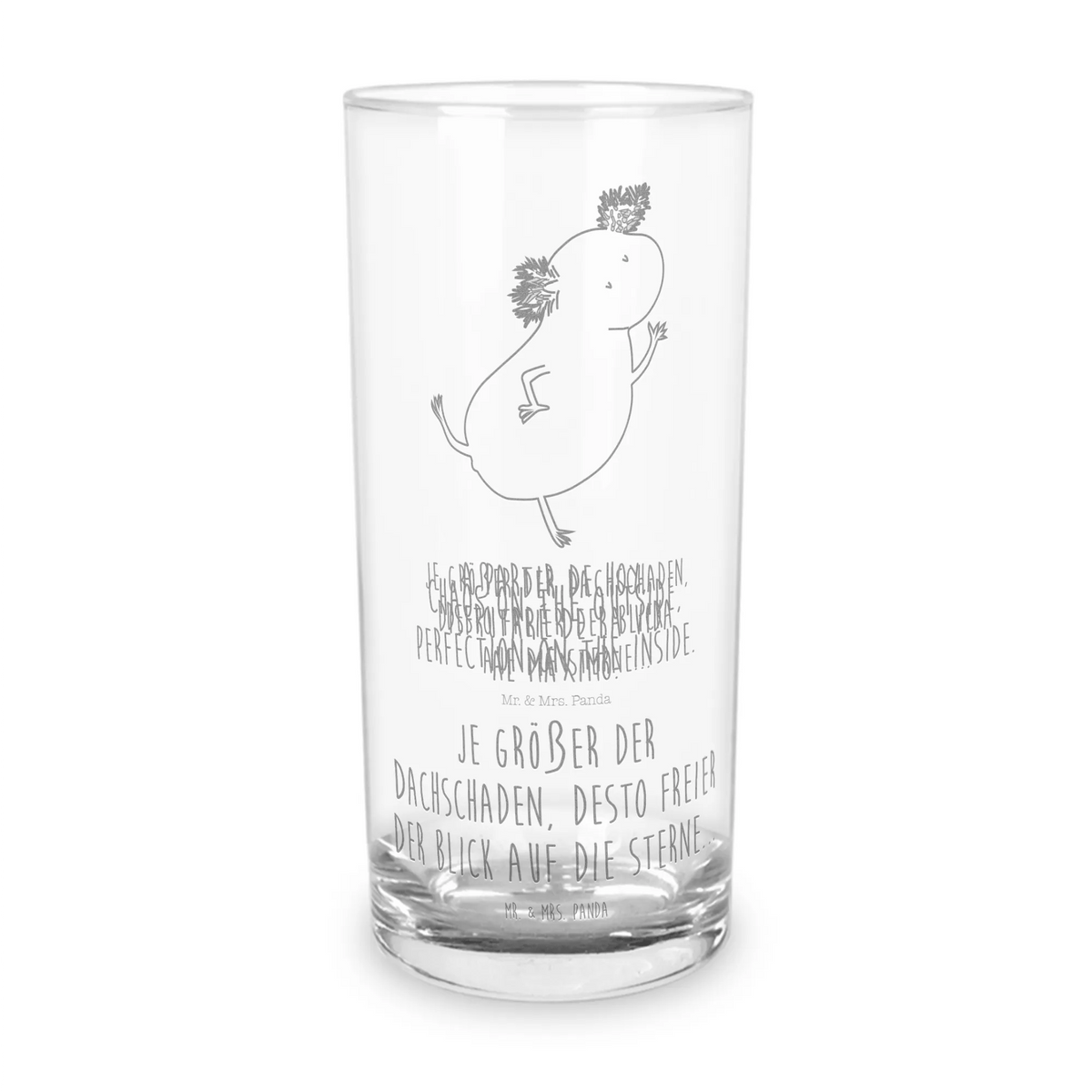 Szklanka na wodę aksolotl tańczyć Wasserglas, haushaltsglas, Longdrinkglas, getränkeglas, Panda Glas, Trinkglas, Wasserbecher, Saftglas, Trinkbecher Glas, Geschenkglas, Glas, Alltagsglas, tischglas, Cocktailglas, Partyglas, Tumbler, Glasbecher, küchenglas, Geschenk Glas, Molch, Axolotl, Axolot, Lurch, Schwanzlurch, Sterne, Freundin, Verrückt, Lurche, Beste Freundin, Dachschaden