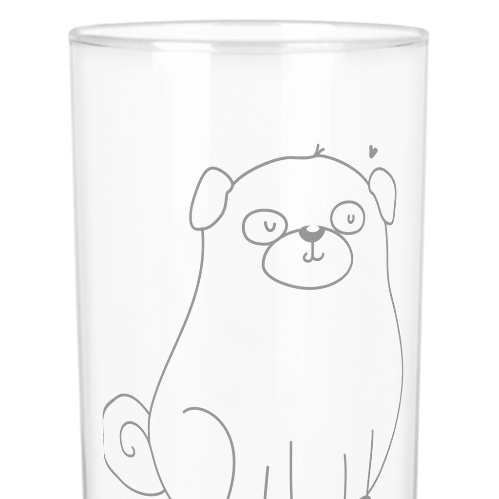 Wasserglas Mops Wasserglas, Glas, Trinkglas, Wasserglas mit Gravur, Glas mit Gravur, Trinkglas mit Gravur, Hund, Hundemotiv, Haustier, Hunderasse, Tierliebhaber, Hundebesitzer, Sprüche, Mops, Liebe, Hundeliebe