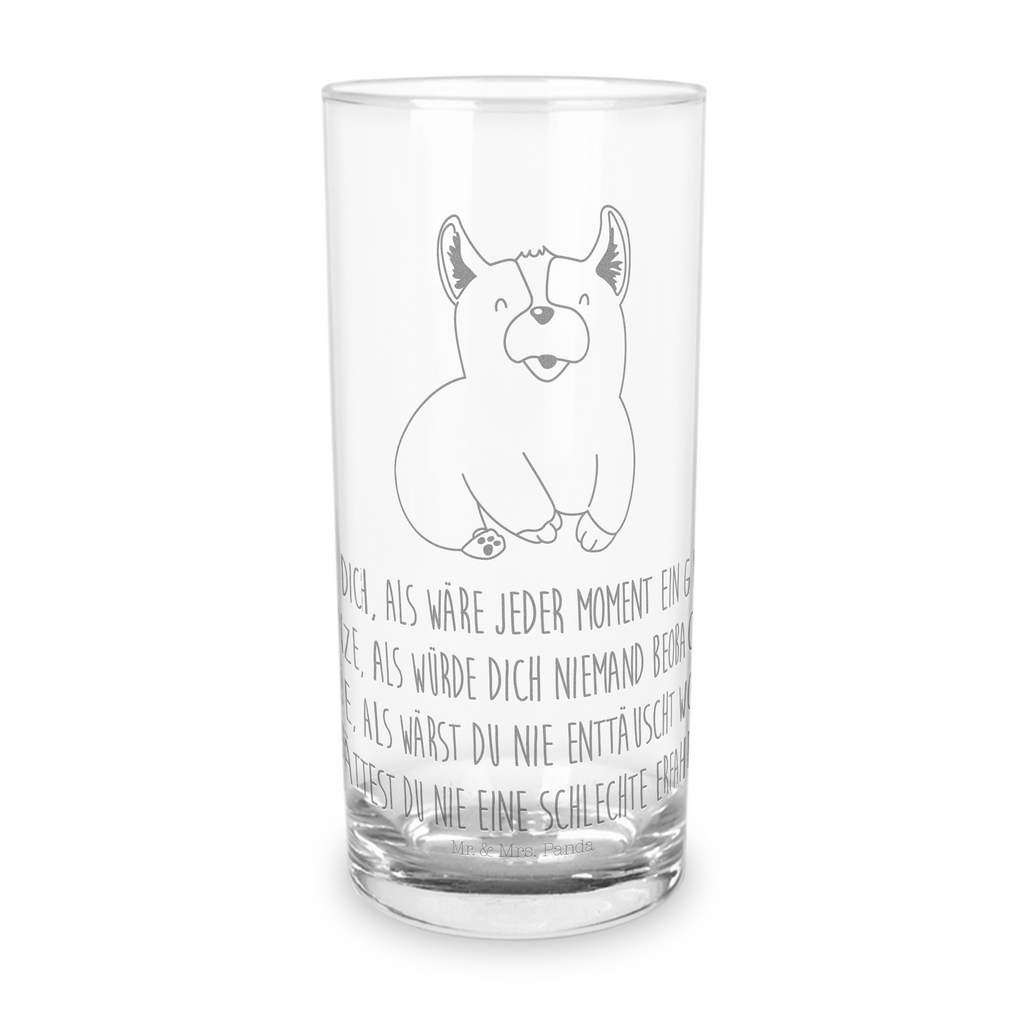 Wasserglas Corgie Wasserglas, Glas, Trinkglas, Wasserglas mit Gravur, Glas mit Gravur, Trinkglas mit Gravur, Hund, Hundemotiv, Haustier, Hunderasse, Tierliebhaber, Hundebesitzer, Sprüche, Corgie, Welsh Corgie Pembroke, britisch, Motivation, Spruch, Hundespruch, Lebensfreude