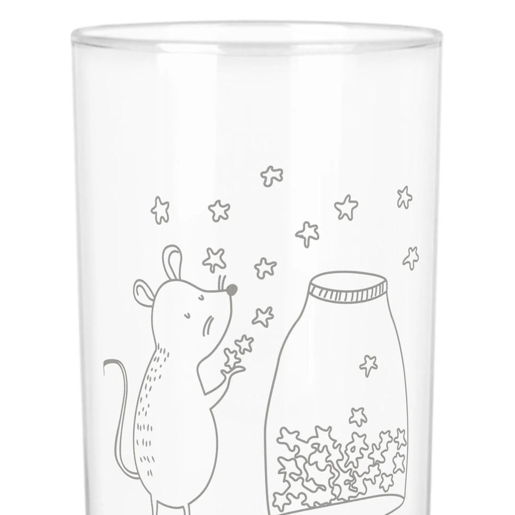 Szklanka na wodę mysz Gwiazdy Motywy zwierzęce, dobra energia, zabawne powiedzonka, zwierzęta