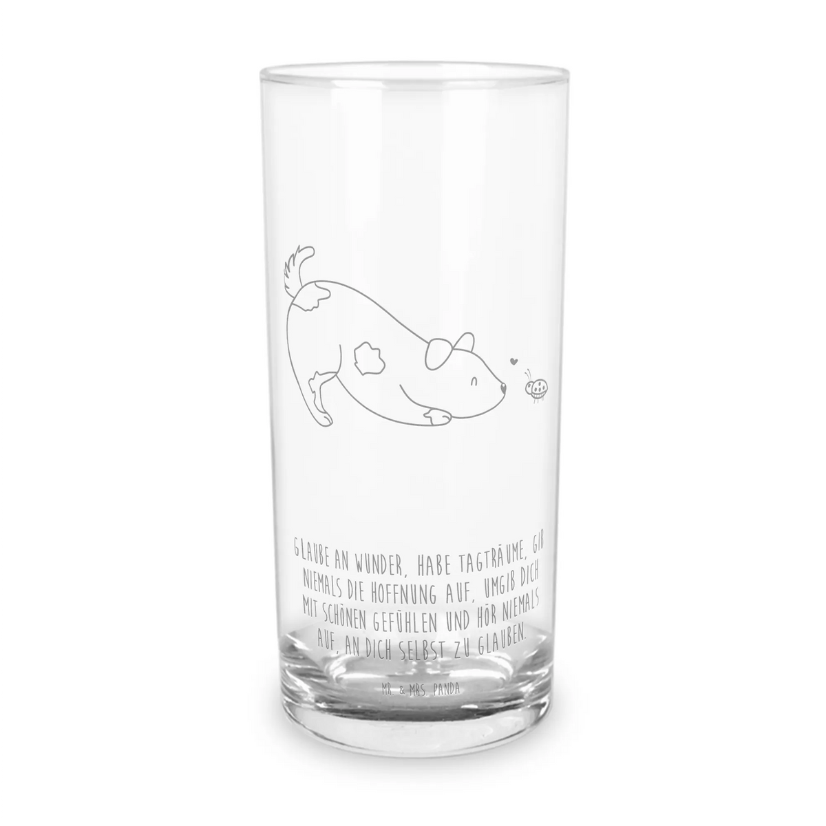 Wasserglas Hund Marienkäfer Panda Glas, Wasserbecher, Wasserglas, haushaltsglas, Alltagsglas, Longdrinkglas, Tumbler, tischglas, Partyglas, Saftglas, getränkeglas, Geschenk Glas, Glas, Trinkglas, küchenglas, Cocktailglas, Geschenkglas, Glasbecher, Trinkbecher Glas, Hunderasse, Hundebesitzer, Hundemotiv, Haustier, Tierliebhaber, Sprüche, Hund, Mischlinghund, Marienkäfer, Hundespruch, Mischling, Hunde
