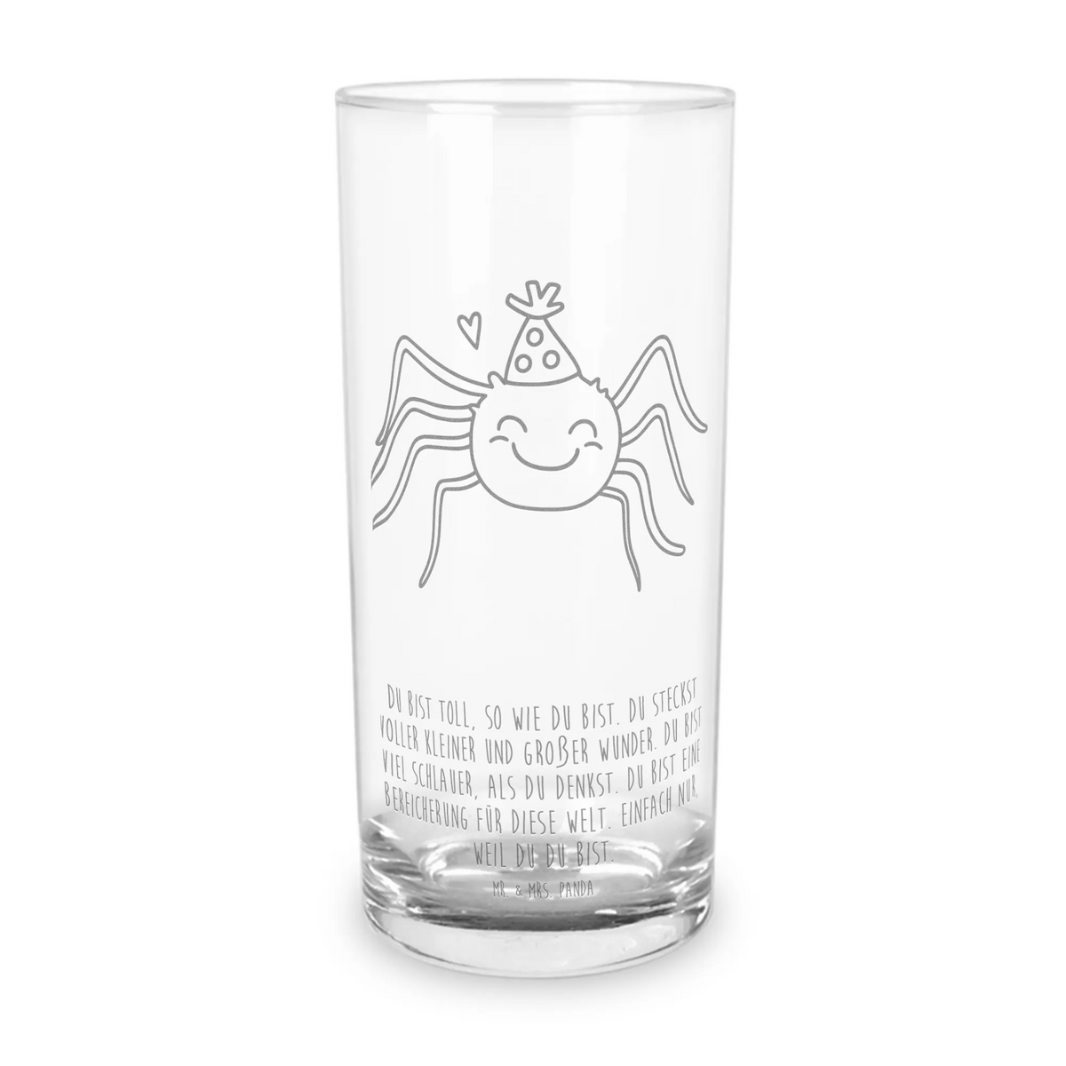 Wasserglas Spinne Agathe Party Saftglas, Glasbecher, Trinkbecher Glas, Partyglas, Longdrinkglas, haushaltsglas, Tumbler, Wasserbecher, getränkeglas, Geschenkglas, tischglas, Glas, Panda Glas, Geschenk Glas, Alltagsglas, Wasserglas, Trinkglas, küchenglas, Cocktailglas, Spinne Agathe, Spinne, Agathe, Videos, Merchandise, Selbstliebe, Wunder, Motivation, Glück