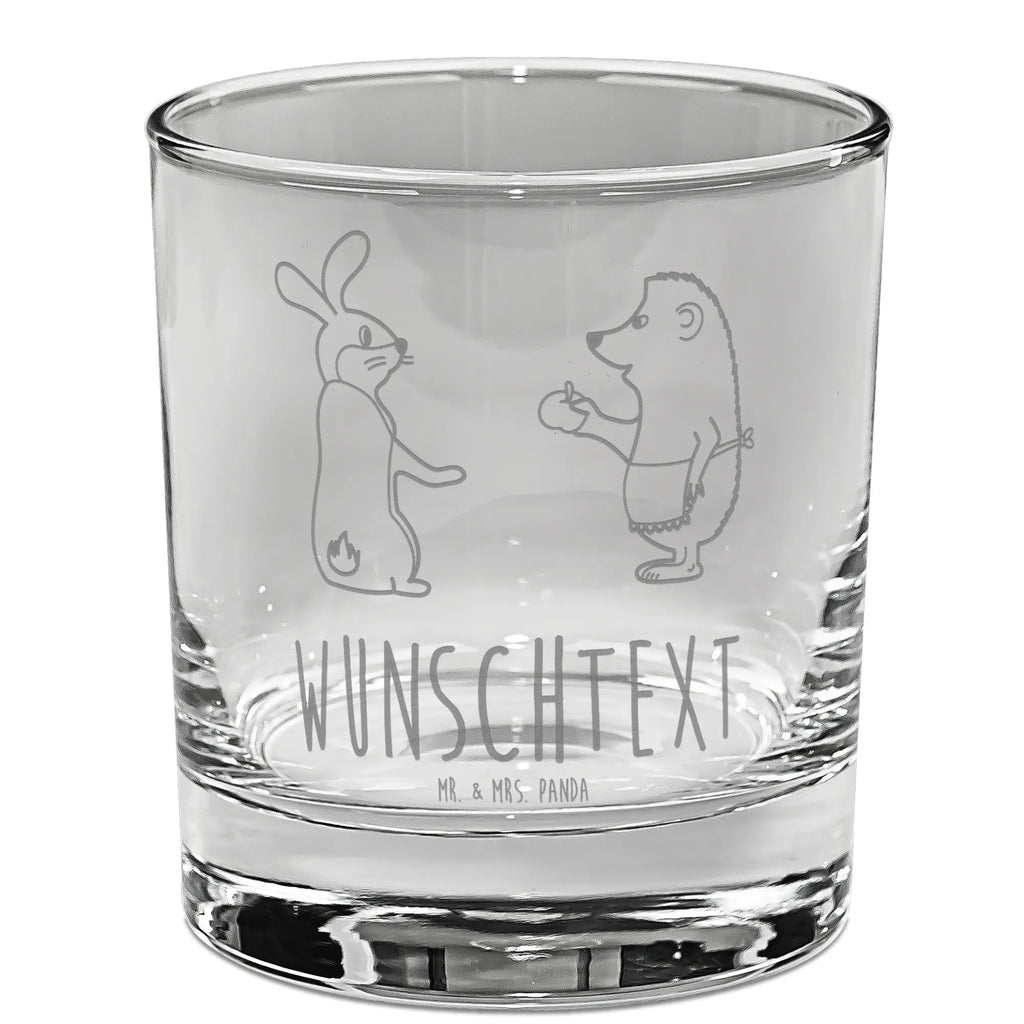 Personalized Gin Glass Hare Hedgehog small animals, cute, funny, cute animal motives, hand drawn, small world, funny sayings, good mood, happy, gifts, gift ideas, special gifts, animal lover, card, consolation, Hedgehog and hare, Hedgehog, pain of separation, love saying, lovesickness gift, romantic saying, hare, heartache