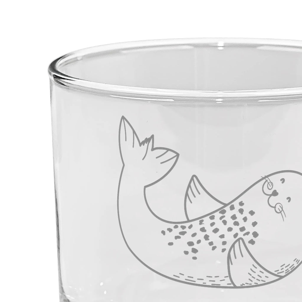 Personalized Gin Glass seal Lay small animals, cute, funny, cute animal motives, hand drawn, small world, funny sayings, good mood, happy, gifts, gift ideas, special gifts, animal lover, card, joy, seal, beach, North Sea, laughter, Seal, seals, sea animal, Baltic Sea