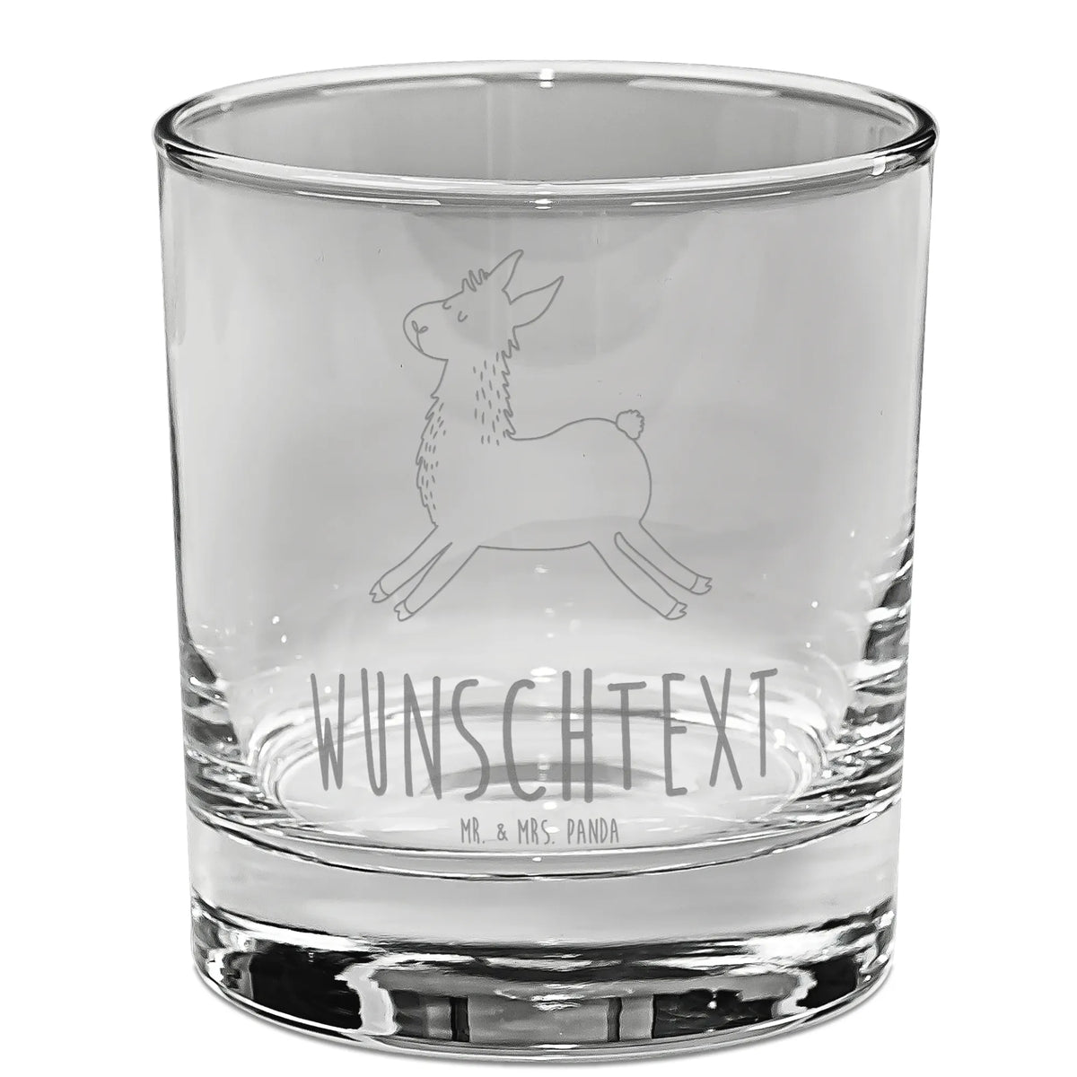 Personalized Gin Glass lama Jump Llama, llama, alpaca, trendy animal, happy, good morning, exam, start, favourite day, luck, girlfriend, happy day, llamas, Lama, heartache, graduation, new start
