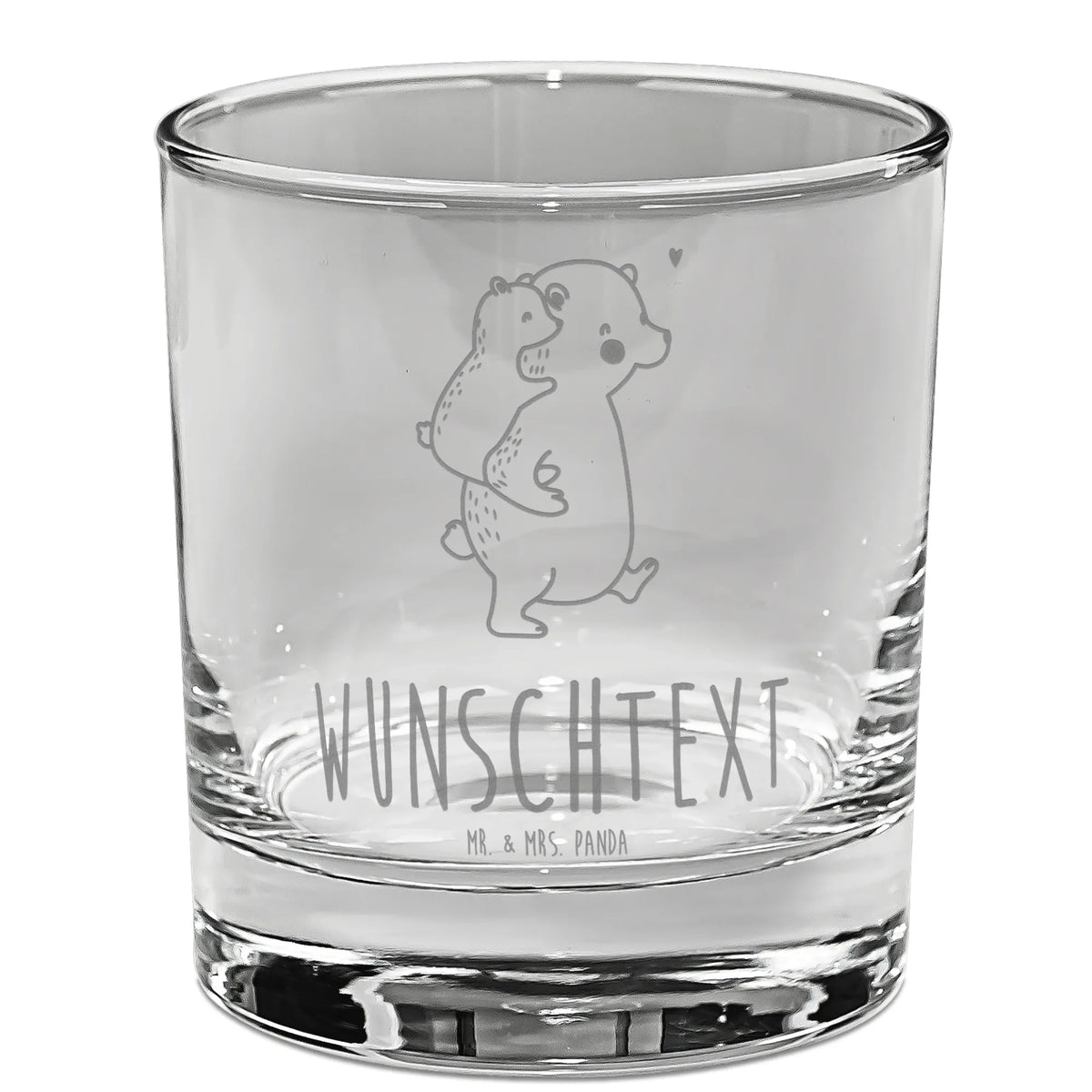Personalized Gin Glass Papa Bear Family, Father's Day, Mother's Day, brother, sister, Mom, Dad, birthday, daddy, present, father's day, uncle, dad
