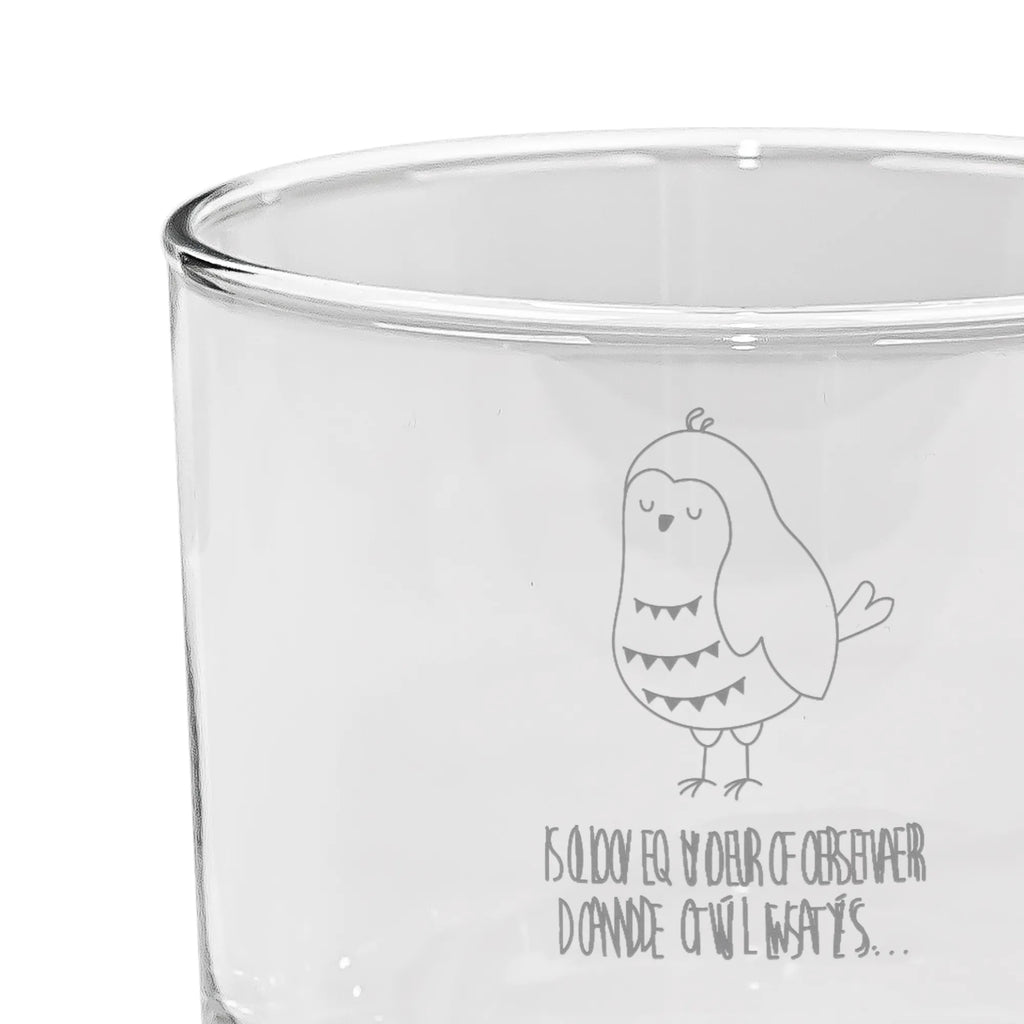 Personalizowana szklanka do ginu sowa zadowolona Sowa