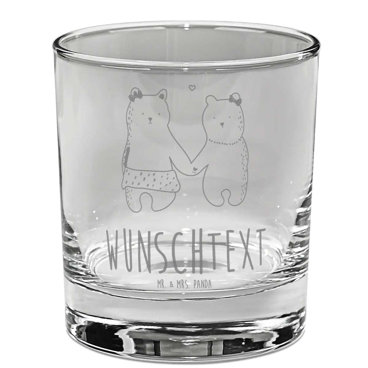 Personalizowana szklanka do ginu Niedźwiedź przyjaciółka Niedźwiedź, Miś, Pluszowy miś