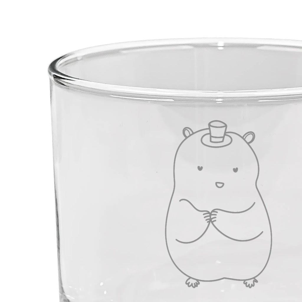 Personalizowana szklanka do ginu Chomik kapelusz Motywy zwierzęce, dobra energia, zabawne powiedzonka, zwierzęta