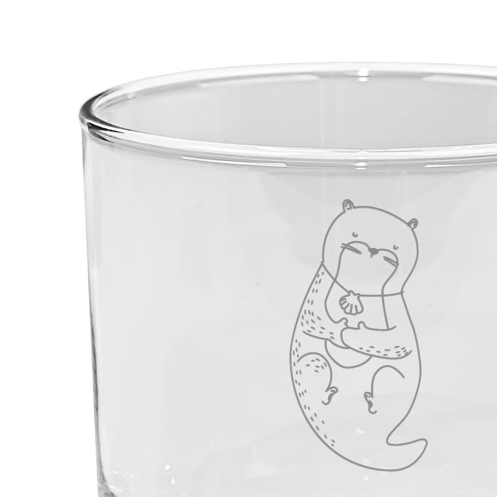 Personalized Gin Glass otter shell otter, marten, sea otter, European otter, water mammal, aquatic animal, baby otter, predator, water, otter gifts, animal lover, gift ideas for animal lovers, animal, mammal, water animal, gifts for people in love, daydreaming, motivation, dreaming, brooding, office, otter love