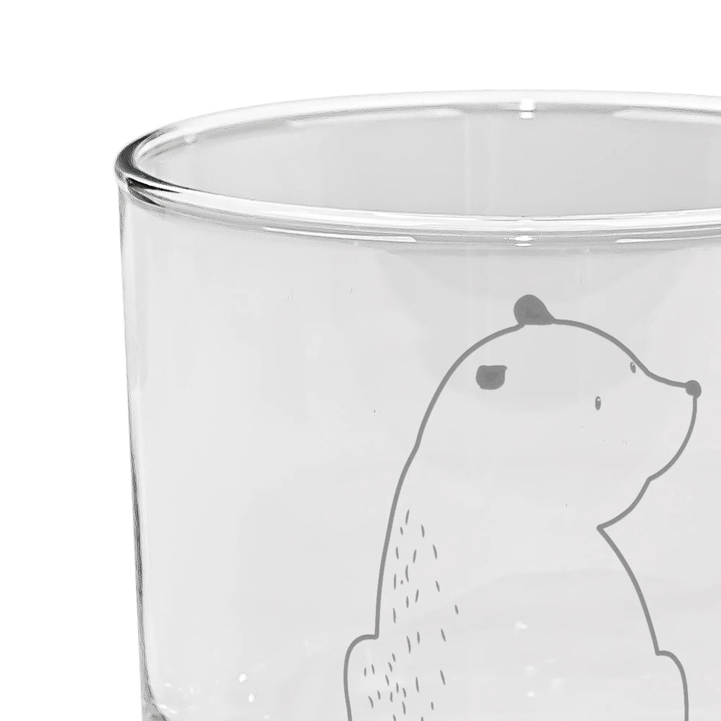 Szklanka do ginu niedźwiedź spojrzenie przez ramię Niedźwiedź, Miś, Pluszowy miś