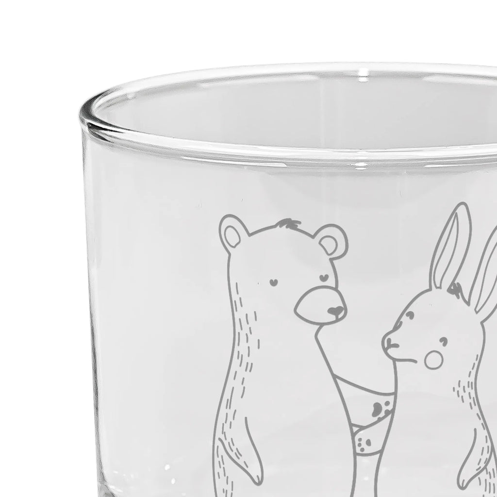 gin glass bear and rabbit Embrace Love, Loving, Two, Together, Marriage, Engagement, Proposal of marriage, Love gift, gift for her, gift for him, anniversary gift, bear, best friend, rabbit, friends, best friends