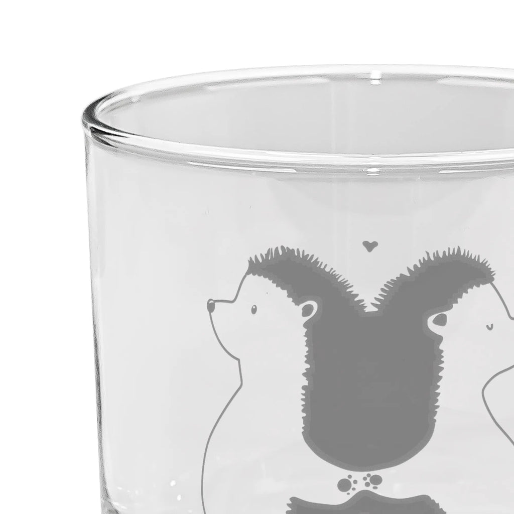 Szklanka do ginu Jeże trzymające się za łapki Miłość, partner, przyjaciel, przyjaciółka, mąż, żona, wesele, zaręczyny, prośba o rękę, prezent miłosny, rocznica, dzień ślubu