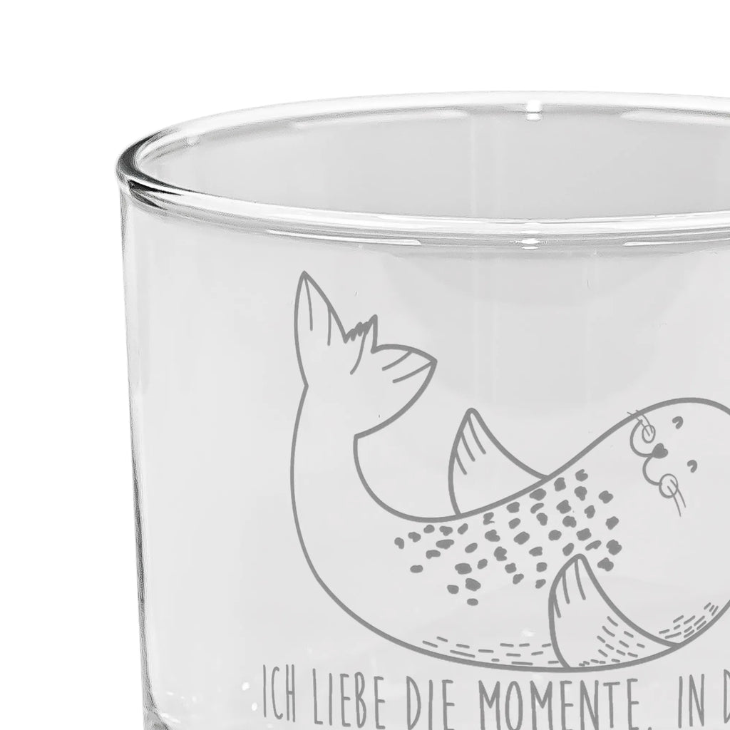 Szklanka do ginu foka Leżeć Motywy zwierzęce, dobra energia, zabawne powiedzonka, zwierzęta