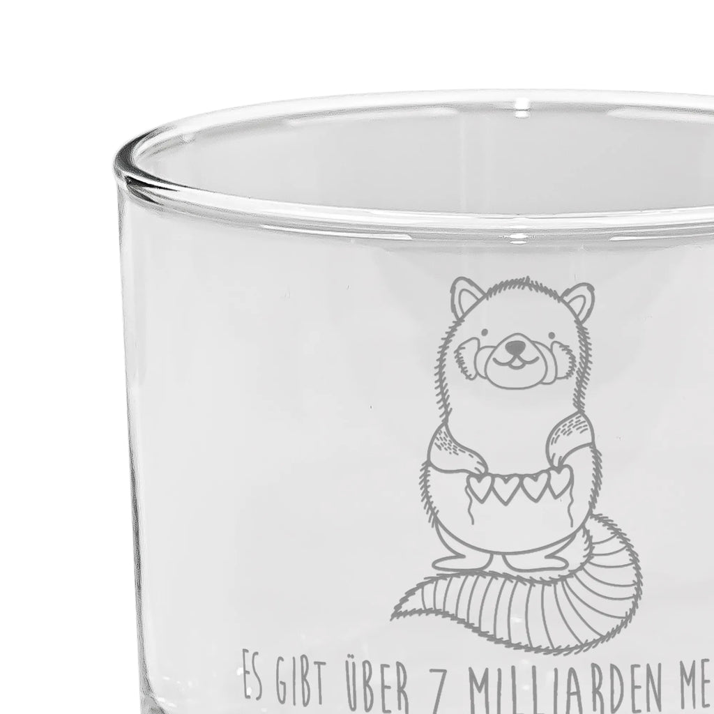 gin glass red panda small animals, cute, funny, cute animal motives, hand drawn, small world, funny sayings, good mood, happy, gifts, gift ideas, special gifts, animal lover, card, love, favourite person, Panda, darling, heart, red